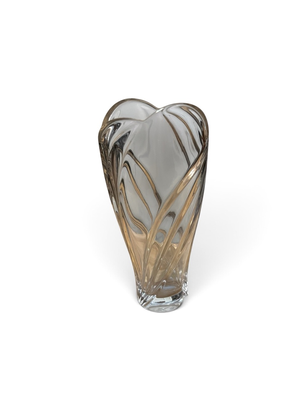 Lenox Clear Swirl Glass Vase